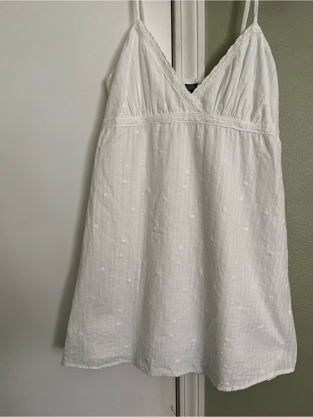 Wild Fable white adjustable Strap Sundress